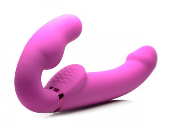 10X Evoke Ergo Fit Inflatable &amp; Vibrating Strapless Strap-On Dildo-Strap U-Sexual Toys®