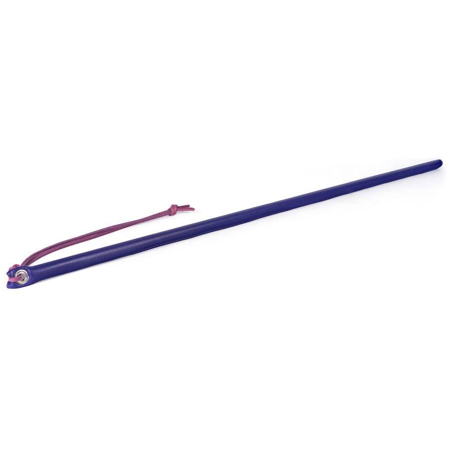 24 Leather Wrapped Cane Purple
