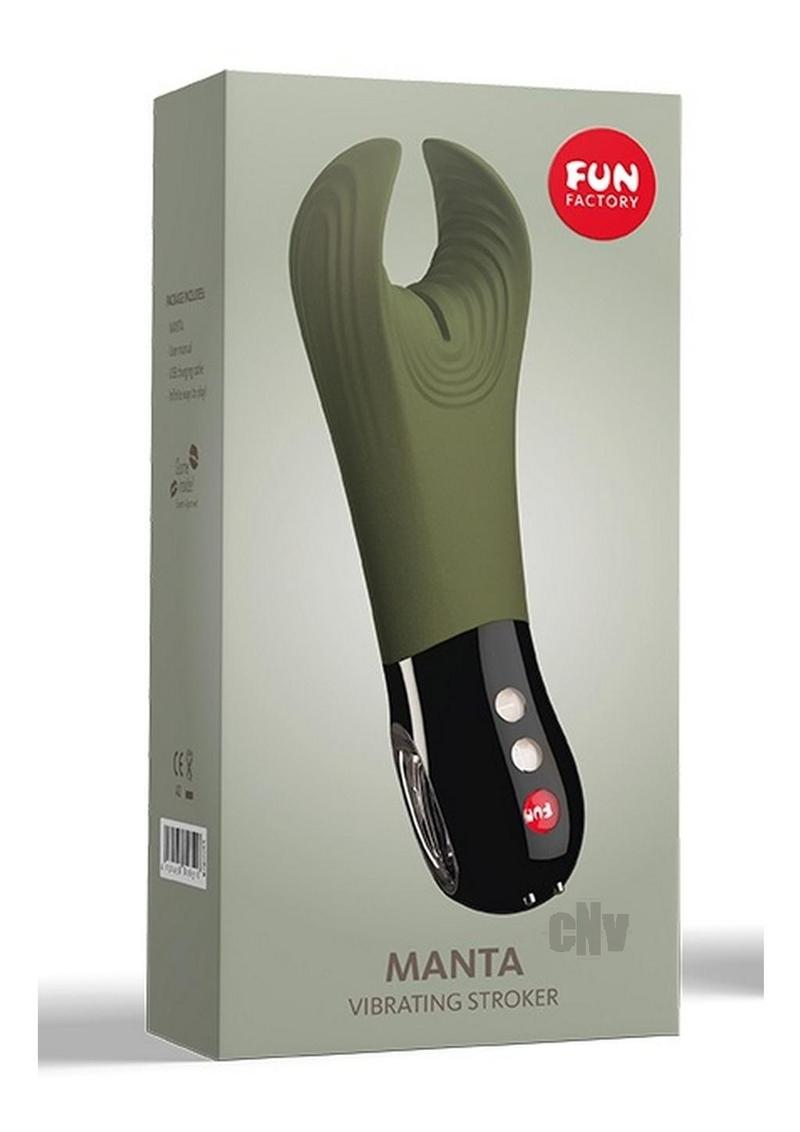 Fun Factory Manta Man Tool - Moss Green