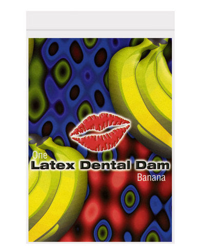 Latex dental dam, banana-blank-Sexual Toys®