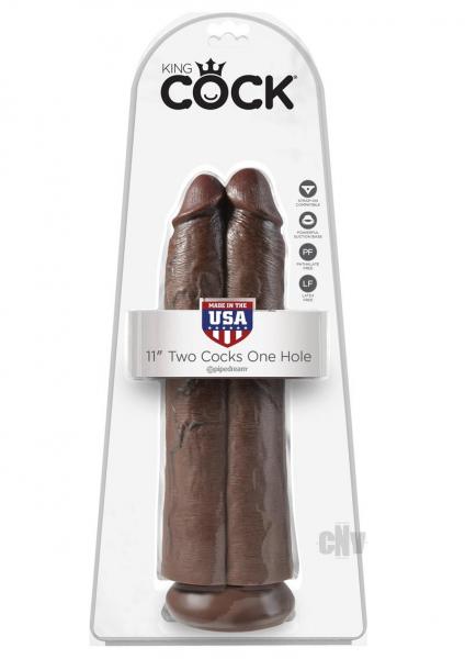 King Cock 11 inches Two Cocks One Hole Dildo-Pipedream-Sexual Toys®
