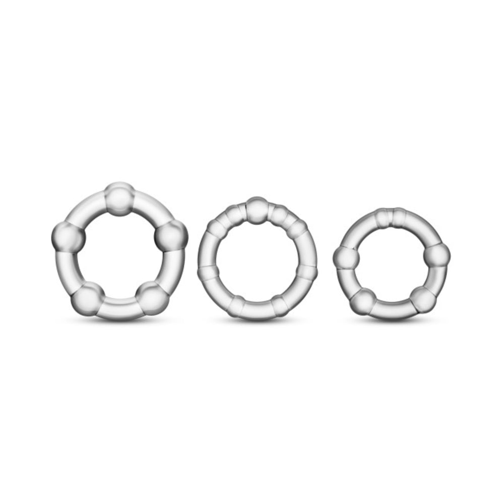 Blush Stay Hard Cock Rings (3)-blank-Sexual Toys®