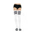 Athlete Thigh Hi W/3 Stripe Top O/s White/black-blank-Sexual Toys®