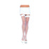 Nylon Fishnet Stocking O/S White-blank-Sexual Toys®