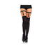 Studded Elastic Thigh High Garter Suspender O/s Black-blank-Sexual Toys®