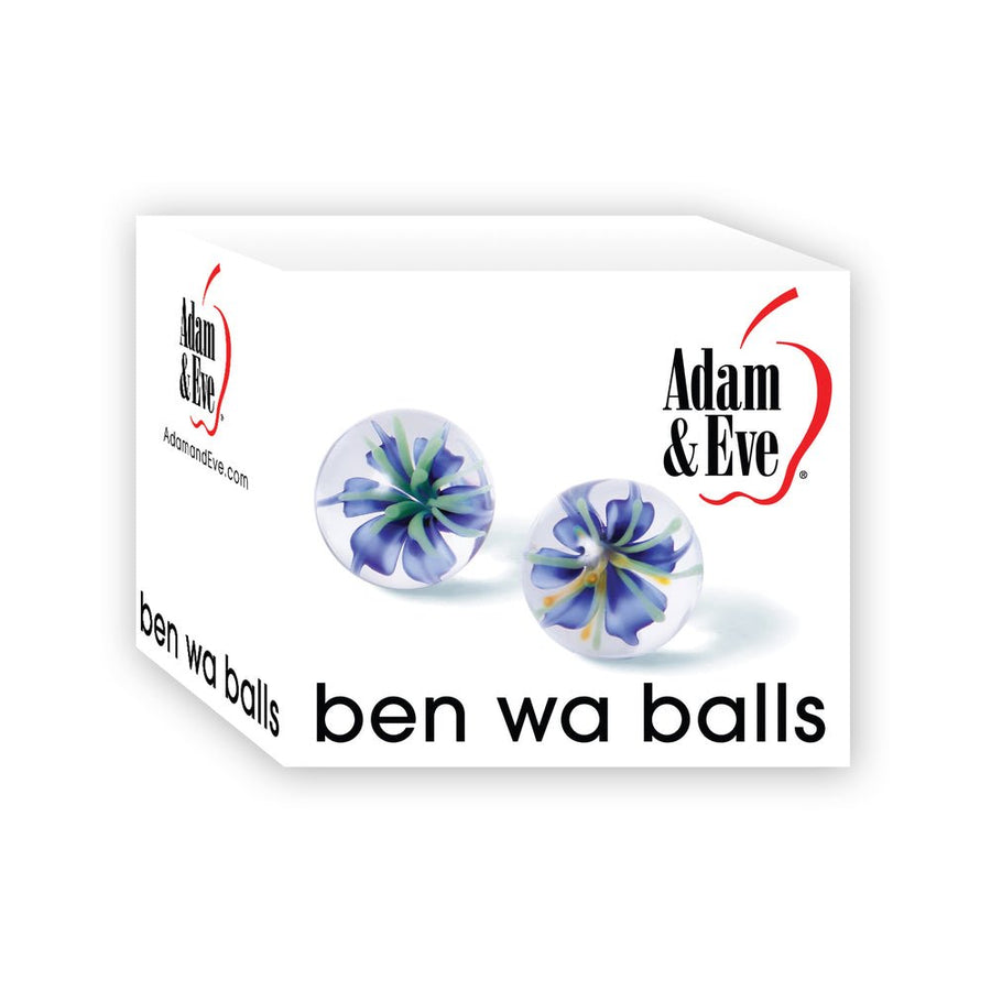Adam &amp; Eve Glass Ben Wa Balls Clear-Adam &amp; Eve-Sexual Toys®
