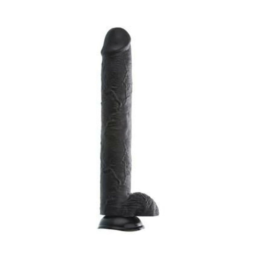 A&amp;e Dark Rider 15 In. Dildo Black-Adam &amp; Eve-Sexual Toys®