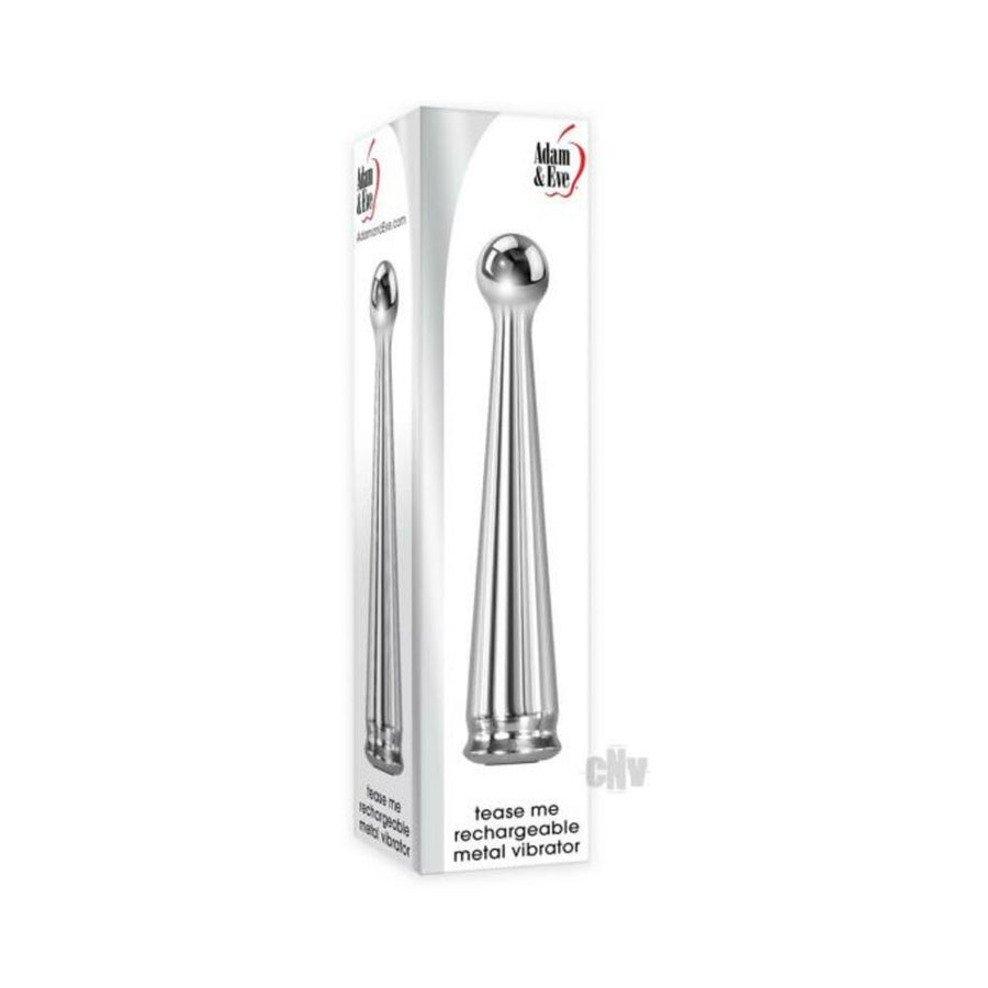 A&amp;E Tease Me Rechargeable Metal Vibrator-Adam &amp; Eve-Sexual Toys®