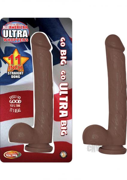 All American Ultra Whoppers Straight 11 inches Dong Brown-All American Ultra Whopper-Sexual Toys®