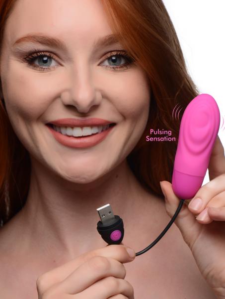 7x Pulsing Rechargeable Silicone Vibrator - Pink-Bang-Sexual Toys®