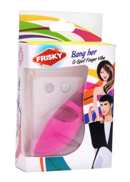 Bang Her Silicone G-Spot Finger Vibe Pink-Frisky-Sexual Toys®