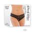 Barely Bare Double Window Panty Black O/s-blank-Sexual Toys®
