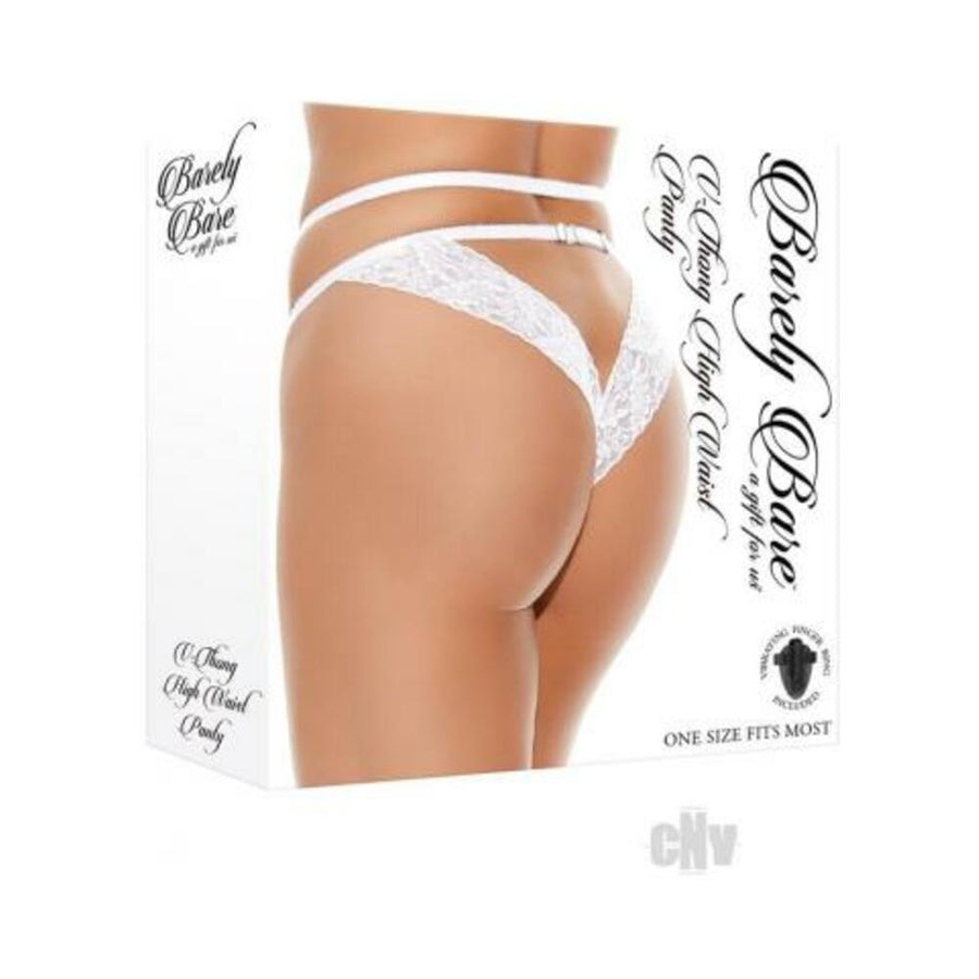 Barely Bare V-Thong High-Waist Panty-blank-Sexual Toys®