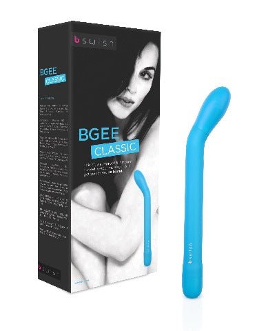 Bgee G Spot Curved Massager 7 Inch Aqua-blank-Sexual Toys®