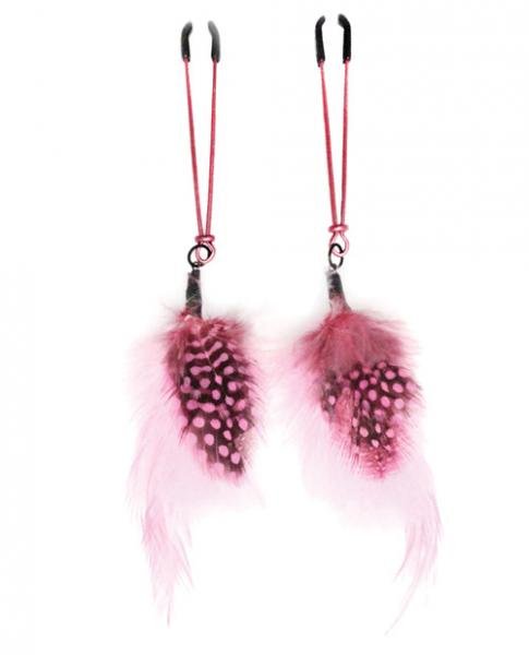 Bijoux De Nip Colored Feather Pink Tweezer Clamp-Bijoux de Nip-Sexual Toys®
