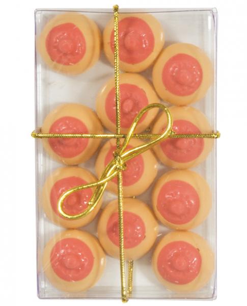 Bite Size Boobs White Chocolate Butterscotch 12 Pack-blank-Sexual Toys®