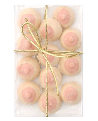 Bite Size Boobs White Chocolate Butterscotch 12 Pack-blank-Sexual Toys®