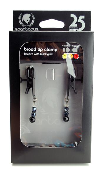 Black Beaded Clamps - Adjustable Broad Tip-blank-Sexual Toys®