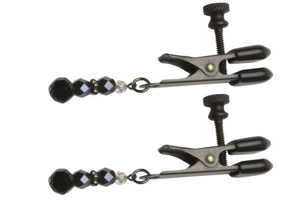 Black Beaded Clamps - Adjustable Broad Tip-blank-Sexual Toys®