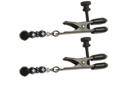 Black Beaded Clamps - Adjustable Broad Tip-blank-Sexual Toys®