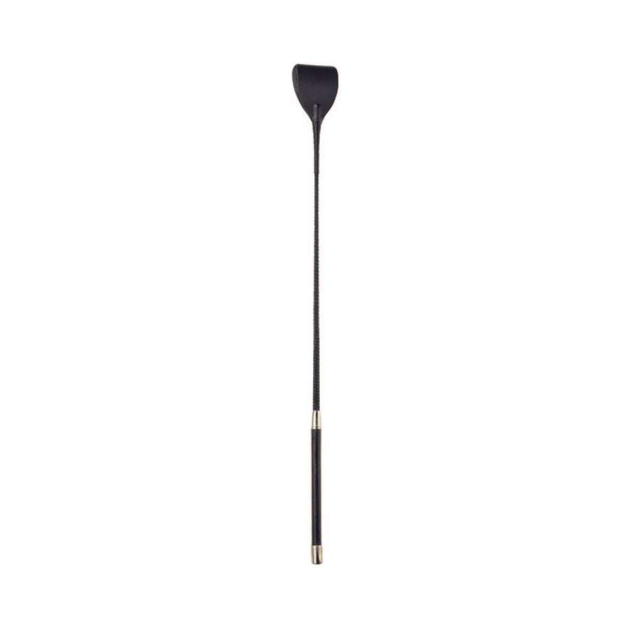 Black Leather Riding Crop-blank-Sexual Toys®