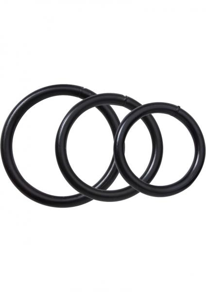 Black Steel O-Ring Set-blank-Sexual Toys®