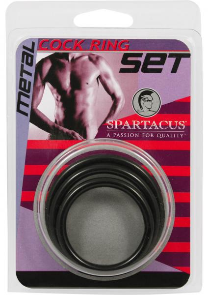 Black Steel O-Ring Set-blank-Sexual Toys®