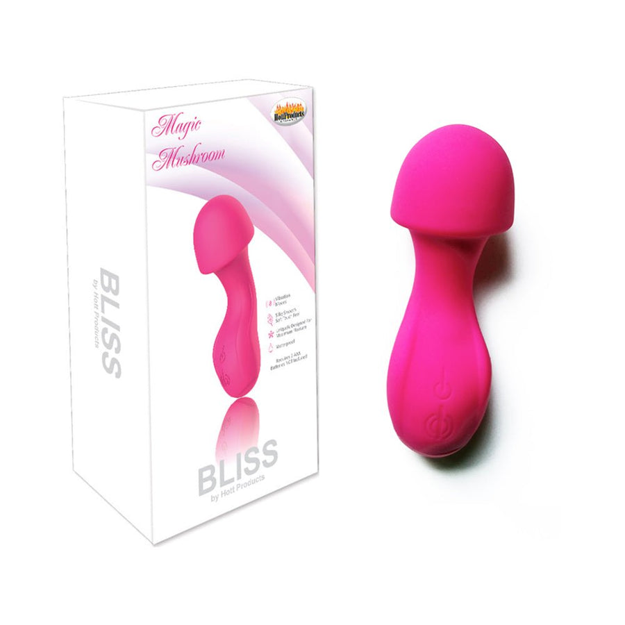 Bliss Magic Mushroom Pink Wand Massager-blank-Sexual Toys®