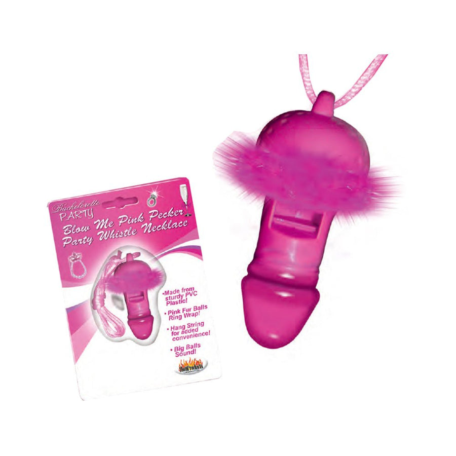 Blow Me Pink Pecker Whistle Necklace-Hott Products-Sexual Toys®
