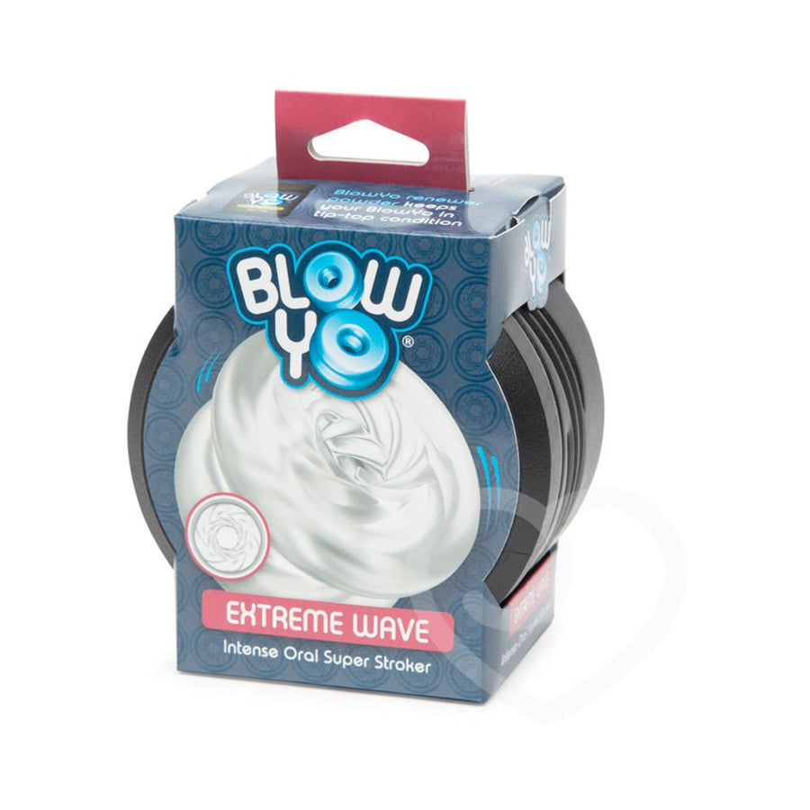 Blowyo Extreme Wave Oral Stroker Clear-LoveHoney-Sexual Toys®