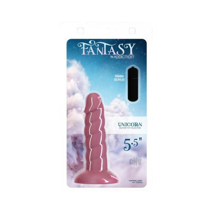 Addiction Unicorn Fantasy Dong 5.5 In. Pink With Powerbullet-BMS-Sexual Toys®