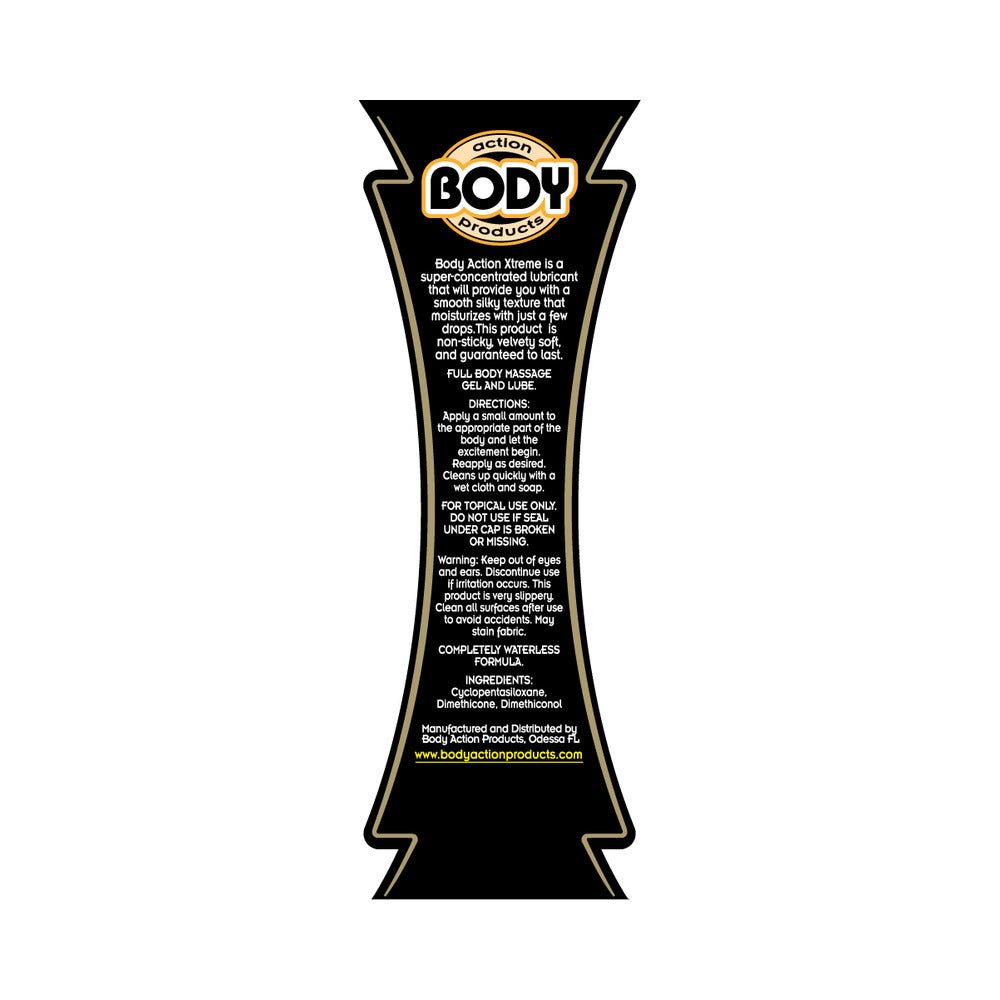 Body Action Extreme Glide Silicone Lubricant 8.5 Fl Oz-blank-Sexual Toys®
