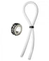 Bolo Lasso Ring Siilcone Black Gems Bead White-Bolo Erection Enhancement-Sexual Toys®