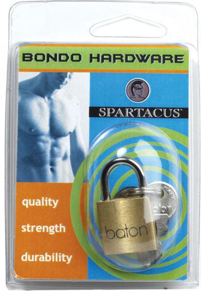 Bondo Hardware Brass Padlock .75 Inch-blank-Sexual Toys®