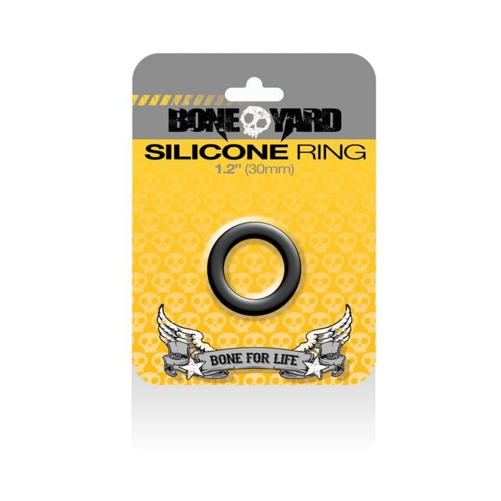 Boneyard Silicone Ring 1.2 inches Black-Boneyard-Sexual Toys®