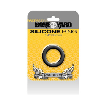 Boneyard Silicone Ring 1.4 inches Black-Boneyard-Sexual Toys®
