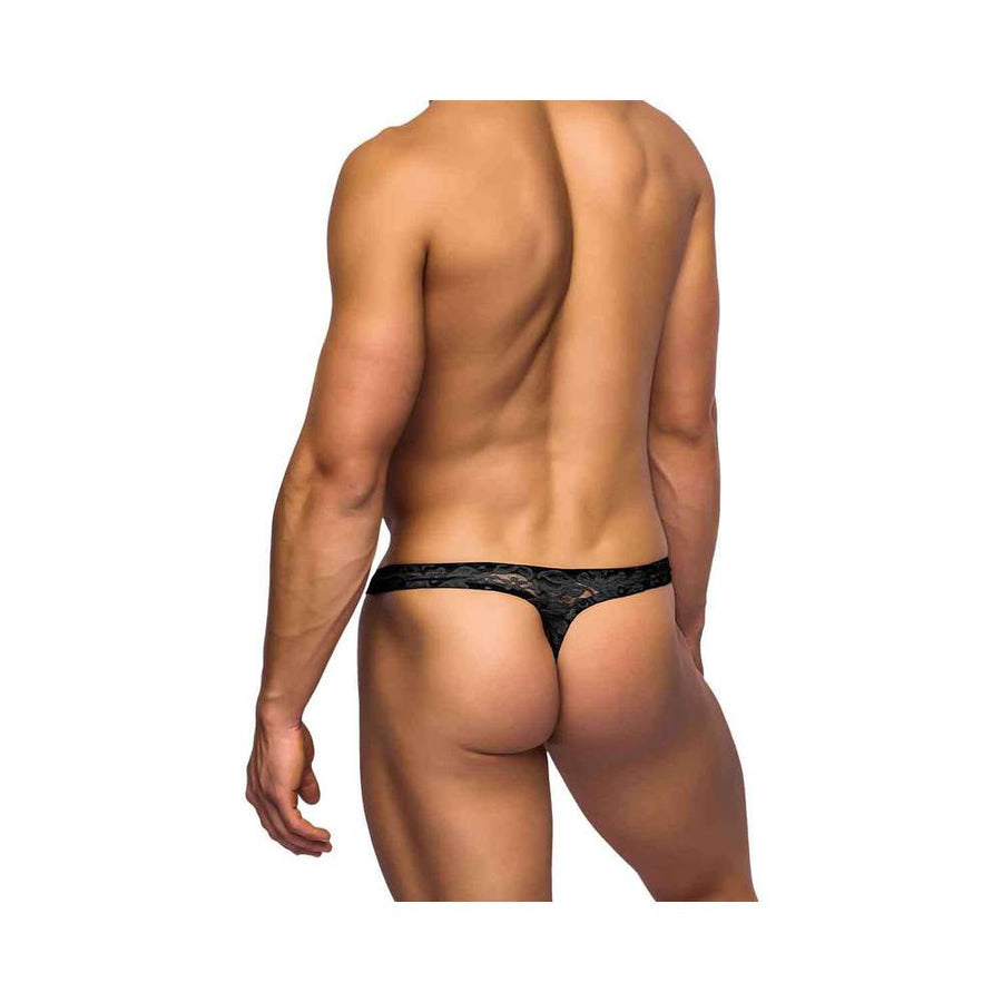Bong Thong Stretch Lace Black Small/Medium-Male Power-Sexual Toys®