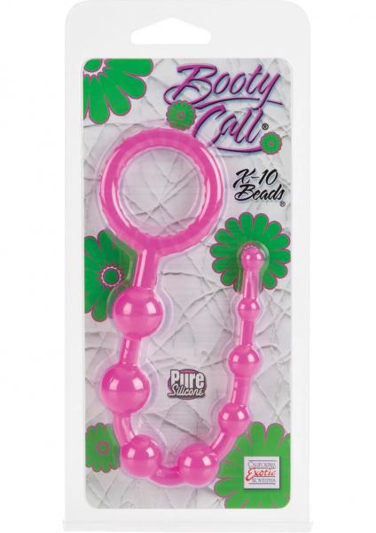 Booty Call X-10 Silicone Anal Beads Pink 8 Inch-Booty Call-Sexual Toys®