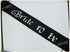 Bride 2B Sash Black W/Clear Stones-blank-Sexual Toys®