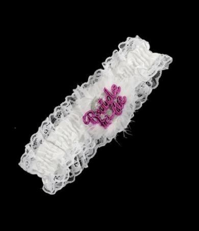 Bride To Be Flashing Garter White-Bachelorette Party Favors-Sexual Toys®