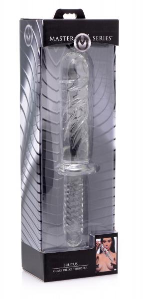Brutus Glass Dildo Thruster Clear-Master Series-Sexual Toys®