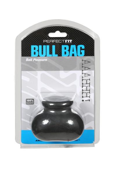 Bull Bag 0.75 inch Ball Stretcher Black-Perfect Fit Brand-Sexual Toys®