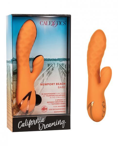 California Dreaming Newport Beach Babe Orange Vibrator-California Dreaming-Sexual Toys®