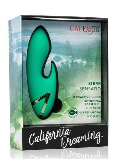 California Dreaming Sierra Sensation Green Rabbit Vibrator-California Dreaming-Sexual Toys®