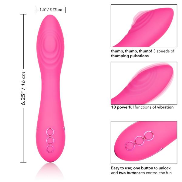 California Dreaming Surf City Centerfold Pink Vibrator-California Dreaming-Sexual Toys®