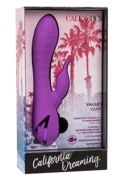 California Dreaming Valley Vamp Purple Rabbit Vibrator-California Dreaming-Sexual Toys®