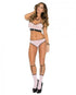 Cami Top, Booty Shorts Ruched Back & Knee Highs Polka Dot O/S-Elegant Moments-Sexual Toys®