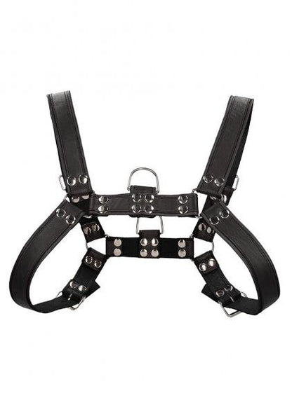 Chest Bulldog Harness - Black/black - S/m-blank-Sexual Toys®