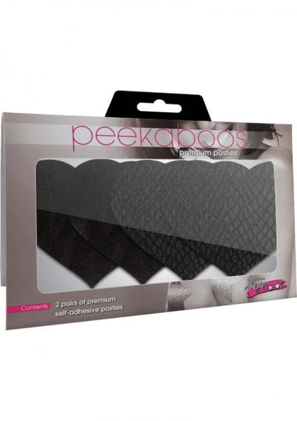 Classic Black Hearts Pasties-Peekaboos-Sexual Toys®