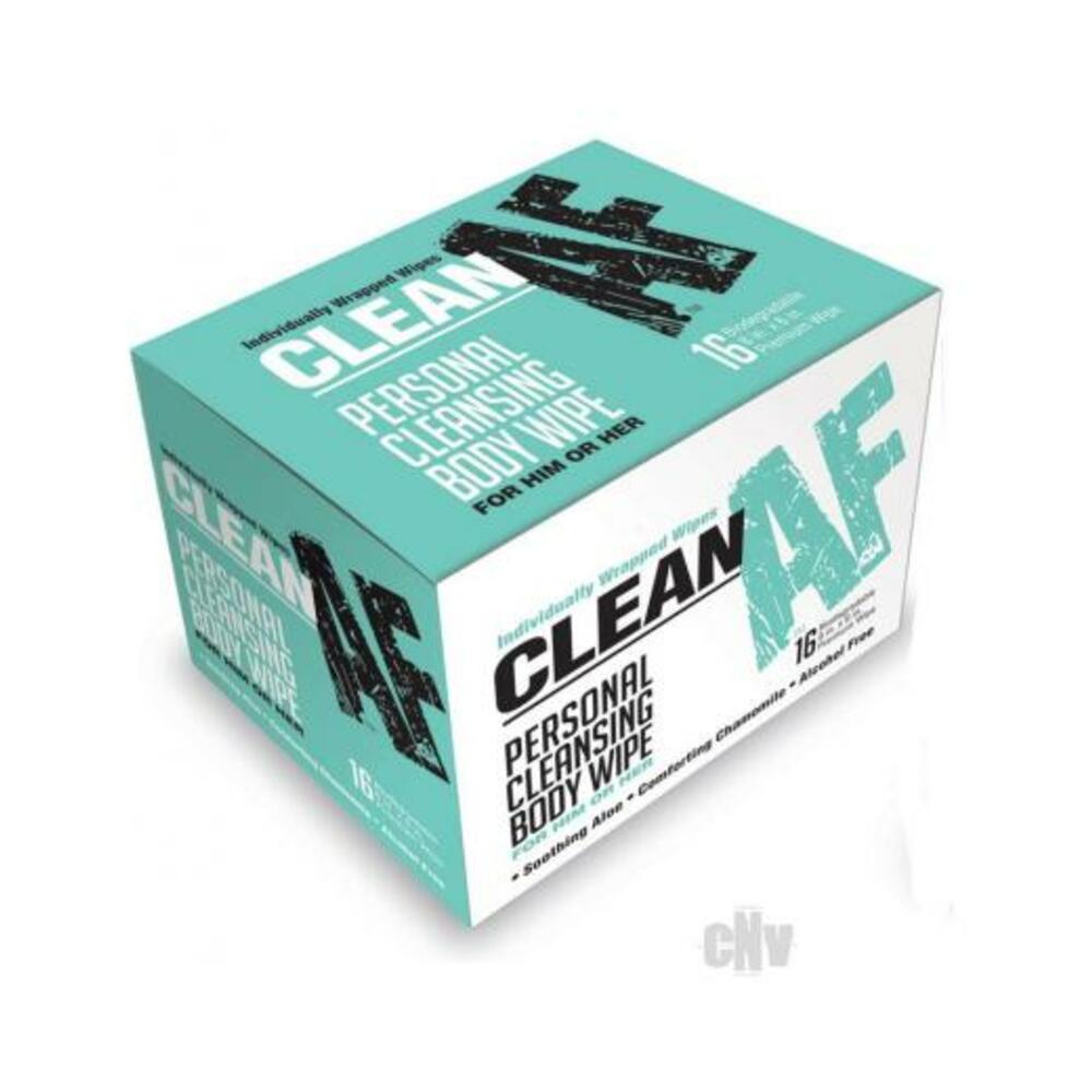 Clean Af Wipes Box Of 16-Little Genie-Sexual Toys®